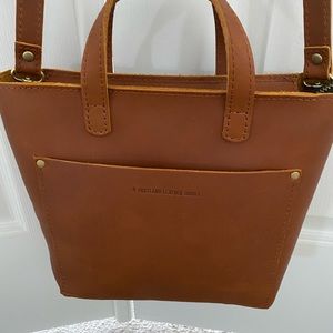 PORTLAND LEATHER GOODS MINI CROSSBODY TOTE